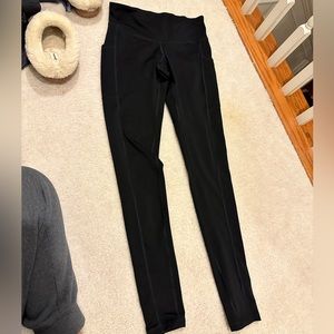 High Waisted Black Leggings with Pockets